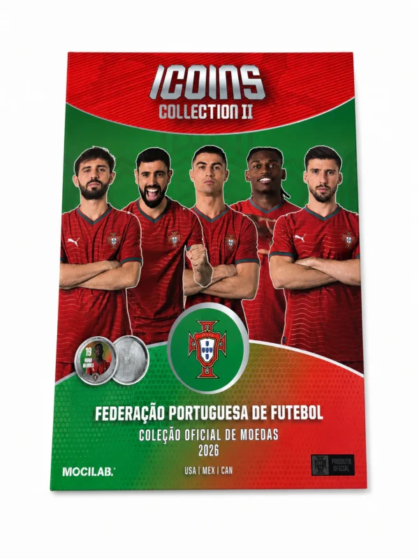 Coleção ICoins FPF Pack Inicial: Álbum + 1 moeda